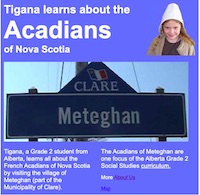 Tigana Learns About the Acadians Cover